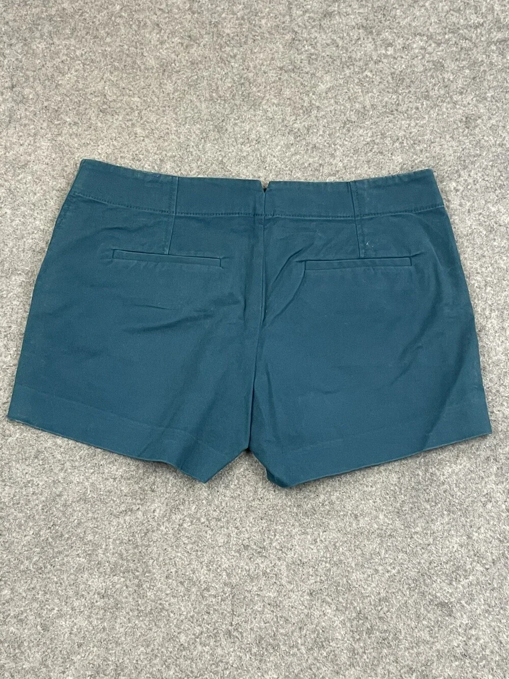 J Crew Shorts Womens 4 Blue Flat Front Chino Stretch Comfort Solid Beach Summer
